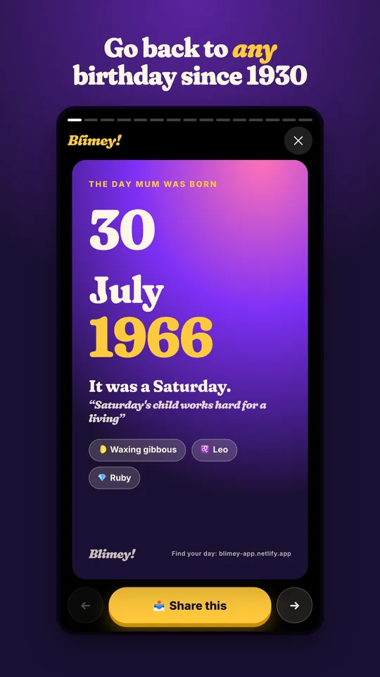 Blimey!