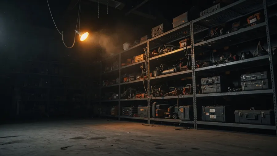 The hire yard workshop